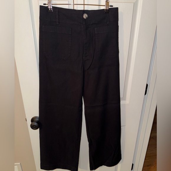 Anthropologie The Colette Magic Fabric Crop Wide-Leg Pants by Maeve - Picture 2 of 5